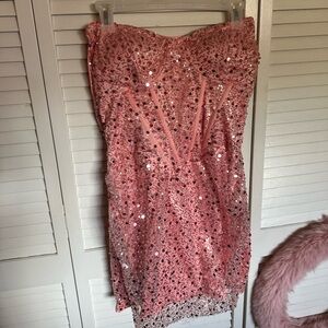 Pink sparkle cocktail dress (tags on brand new)